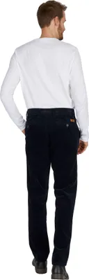 Produktbild von Club of Comfort - Herren Flat Front-Hose High Stretch Feincord, Garvey (8200), Größe:32, Farbe:Dunkelblau (42)