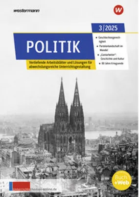 Obrázok produktu pre Unterrichtsthemen Politik. Arbeitsblätter für Ihren Unterricht Ausgabe 3/2025