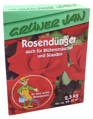 Produktbild von Organisch-mineralischer Langzeit Rosendünger 5 kg für Rosen, Blütensträucher und Stauden, ca. 25-30 m²