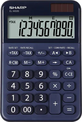 Produktbild von Sharp EL-M 335 BL Tischrechner blau