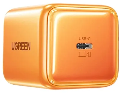Produktbild von Schnell-Ladegerät GaN mit USB-C, 45W Super Fast Charging 2.0, Ugreen X524 Zapix, Orange