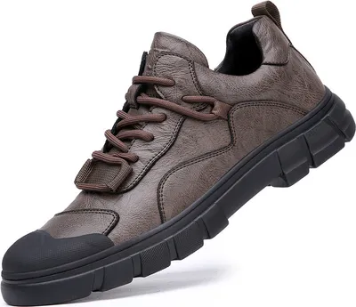 Produktbild von Ultraleichte Herren-Lederschuhe, Sport- und Freizeit-Lederschuhe, Herren-Outdoor-Wanderschuhe