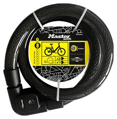 Obrázok produktu pre Master Lock 8284EURDPRO MASTER LOCK Kabelschloss mit Schlüsselverriegelung+1ßmKabel
