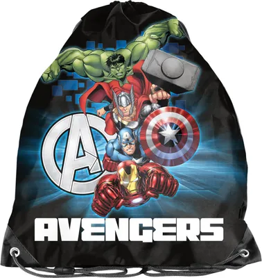 Produktbild von Marvel Avengers Turnbeutel, Heroes – 45 x 34 cm – Polyester