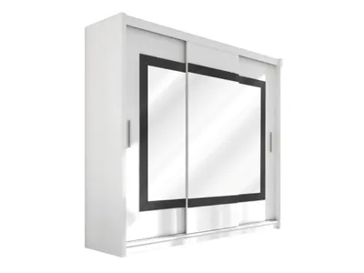 Produktbild von Vente-unique AUTLAN, Weiß, Garderobe, 8 Regale, 3 Tür(en), Weiß, Partikelbord