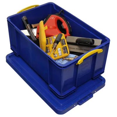 Produktbild von Really Useful Box Aufbewahrungsbox 64,0 l blau 71,0 x 44,0 x 31,0 cm