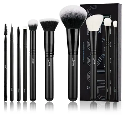 Produktbild von 10-teiliges Make-up-Pinselset für Foundation und Lidschatten