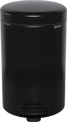 Produktbild von Brabantia Treteimer Newicon 12,0 L schwarz matt