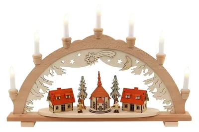 Obrázok produktu pre Plávajúci oblúk so 7 plamienkami, rozmer 57 x 9 x 38 cm