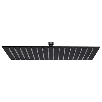 Immagine prodotto di Vidaxl Regenduschkopf rechteckig 40 x 30 cm Edelstahl schwarz schwarz