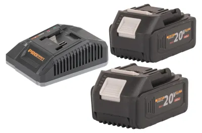 Immagine prodotto di Procraft Starter Pack C20/4 Caricabatterie 20 V 4 A + 2x 20/4 Batteria 4,0 Ah