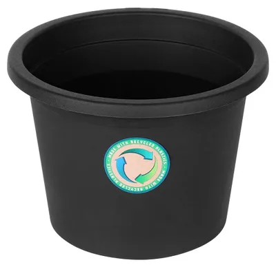 Imagen del producto de Macetas - Maceta redonda de plástico - 27,5 cm - Negra