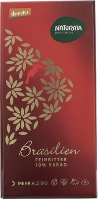 Produktbild von Schokolade Feinbitter 70% - Brasilien 80g