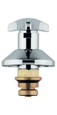 Produktbild von GROHE Oberteil 11507 für UP-Ventile Trecorn Griff Markierung blau 1 chrom