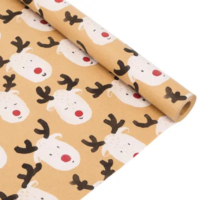 Productafbeelding van Solidchoice - Recyclebaar Bruin Cadeaupapier 43cm x 15m voor Feestdagen