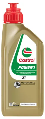 Produktbild von Castrol Power1 2T, 1 l, Sommer/Winter, Motorrad, Ottomotor, 1 Stück(e)