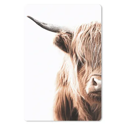 Produktbild von MuchoWow® Mauspad Mousepad Schottischer Highlander - Tier - Stier 40x60 cm - Mousepads - Maus Mat - Pad - Mausunterlage - Schreibtisch Accesoire