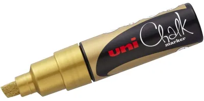 Obrázok produktu pre Uni-Ball ChalkGlass PWE-8K, Zlato, sekáč, 1 kusov