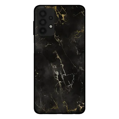 Produktbild von Smartphonica Handyhülle für Samsung Galaxy A32 5G mit Marmordruck - TPU-Hülle mit Marmor-Design - Schwarz