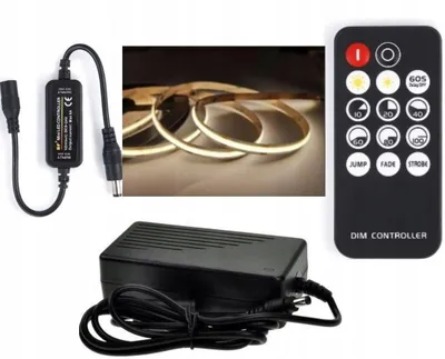 Produktbild von Omako COB LED-Streifen Set 5m Neutralweiß RF Fernbedienung