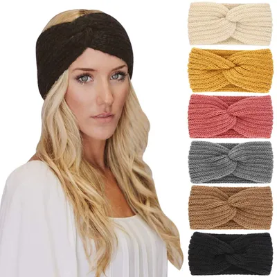 Produktbild von 6 gehäkelte Ohrwärmer für Damen im Winter