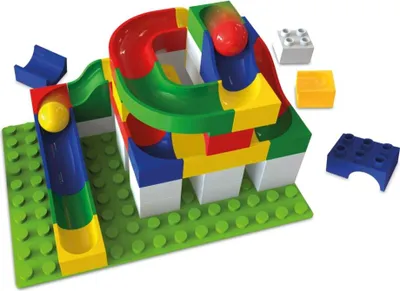 Obrázek produktu pro Hubelino Mini Building Box, Kuličkové dráhy, 3 rok/roky, ABS umělá hmota, 45 kusů, 705 g