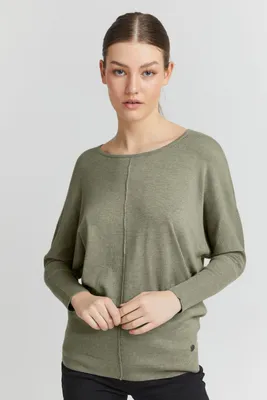 Produktbild von OXMO OXHerdis - 21950014ME Damen Strickpullover Feinstrick Pullover
