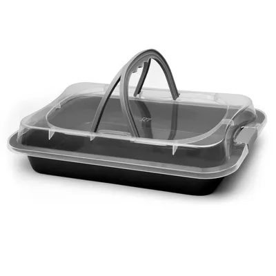 Produktbild von Kuchenblech mit Transportdeckel - PADEIRO - 37 cm | Culinaris