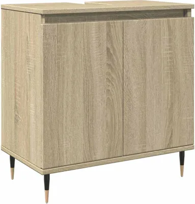 Immagine prodotto di vidaXL Mobile da bagno rovere Sonoma 58x33x60 cm Materiale a base di legno