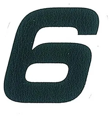 Immagine prodotto di Adesivo Numero 6, nero