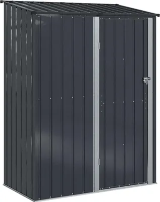 Obrázok produktu pre vidaXL Záhradné prístrešky antracit 153,5 x 86 x 200 cm kov