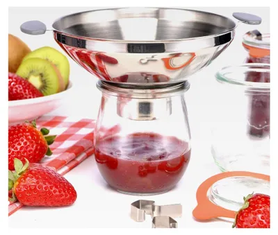 Produktbild von Edelstahltrichter zur Einfüllhilfe und Abfüllhilfe für Marmelade