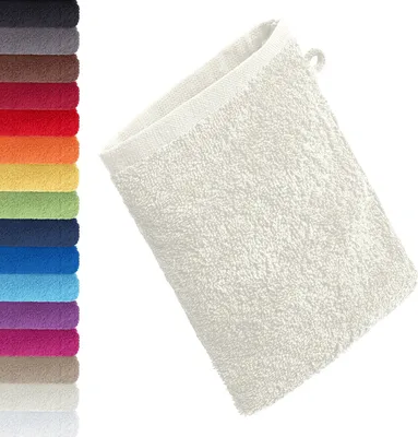 Produktbild von AR Line ARIZONA Handtuch-Serie – 500 g/m² Frottier in 9 Größen verfügbar, Größe: Waschhandschuh 15x21 cm, Farbe: Natur