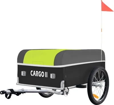 Produktbild von Tiggo VS Cargo II Fahrrad Lastenanhänger mit 130 Liter Volumen Klappbar Fahrradanhänger Transportanhänger