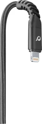 Produktbild von Cellularline Tetra Force Cable 120cm - Lightning, 1,2 m, Lightning, USB A, Schwarz, 80 g, 3,5 mm