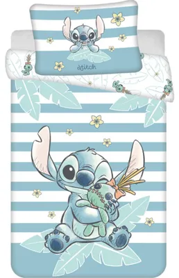 Obrázok produktu pre Obliečky do detskej postieľky Lilo and Stitch Tropical Hugs baby 100x135, 40x60 cm