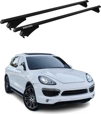 Immagine prodotto di Barre portatutto trasversali Tiger per Porsche Cayenne 2011-2017, nero