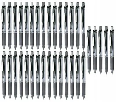 Produktbild von Pentel EnerGel BL77 Kugelschreiber Schwarz 35er Set