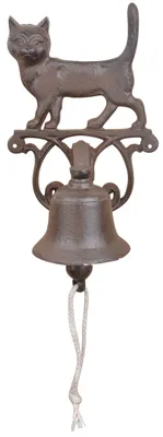 Türglocke-Gusseisen-Baumwollkordel-Katze