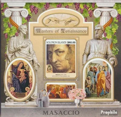 Produktbild von Briefmarken Salomoninseln 2017 Mi Block 616 (kompl. Ausg.) postfrisch Masaccio