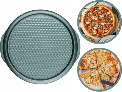 Zdjęcie produktu dla PROGRESS Okrągła blacha do pizzy, stal, 37 cm, powłoka nieprzywierająca
