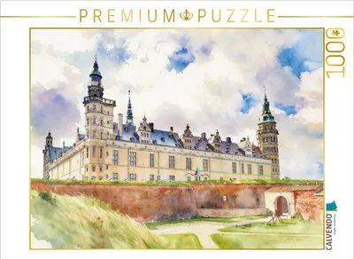 Produktbild von CALVENDO Puzzle Kronsborg Schloss | 1000 Teile Lege-Größe 64x48cm Foto-Puzzle für glückliche Stunden