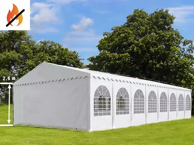 Produktbild von Partyzelt 8x16  Professional Plus - Weiß
