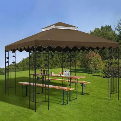 Productafbeelding van Vervangend Gazebo Dak met UV-Bescherming 3x3M