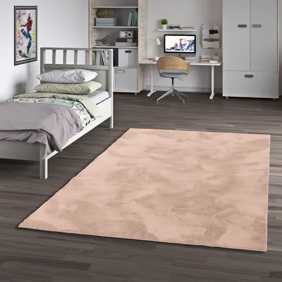 Produktbild von Kinder und Jugend Super Soft Fellteppich Pearl Kids Altrosa, Größe:120x170 cm