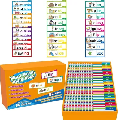 Produktbild von INF Vokabelkarten - 30 Lesereim-Flipbooks für den Leseanfang