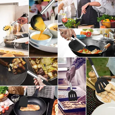 Produktbild von Küchenutensilien-Set - Küchenhilfsset - Küchenzubehör 17 Teile