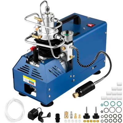 Image de Compresseur d'air - Pompe à air pour pneus - Compresseur - Pompe haute pression - 4500 PSI PCP - 300 bars - 30 MPa