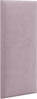 Image de LIKMA Panneau Mural Decoratif Rembourrés Violet clair 30 cm x 30 cm 3D avec Mousse Tête de Lit pour lit Murale pour Chambre Decoration Tissu