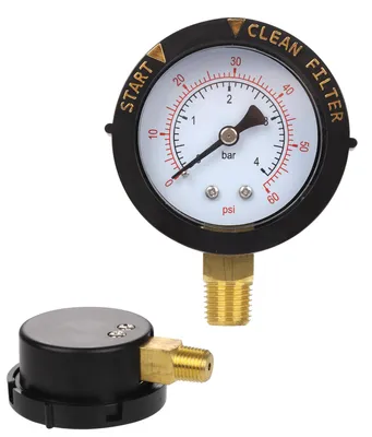 Manometer 0-60 PSI für Schwimmbadfilter, Ersatz-Druckmesser